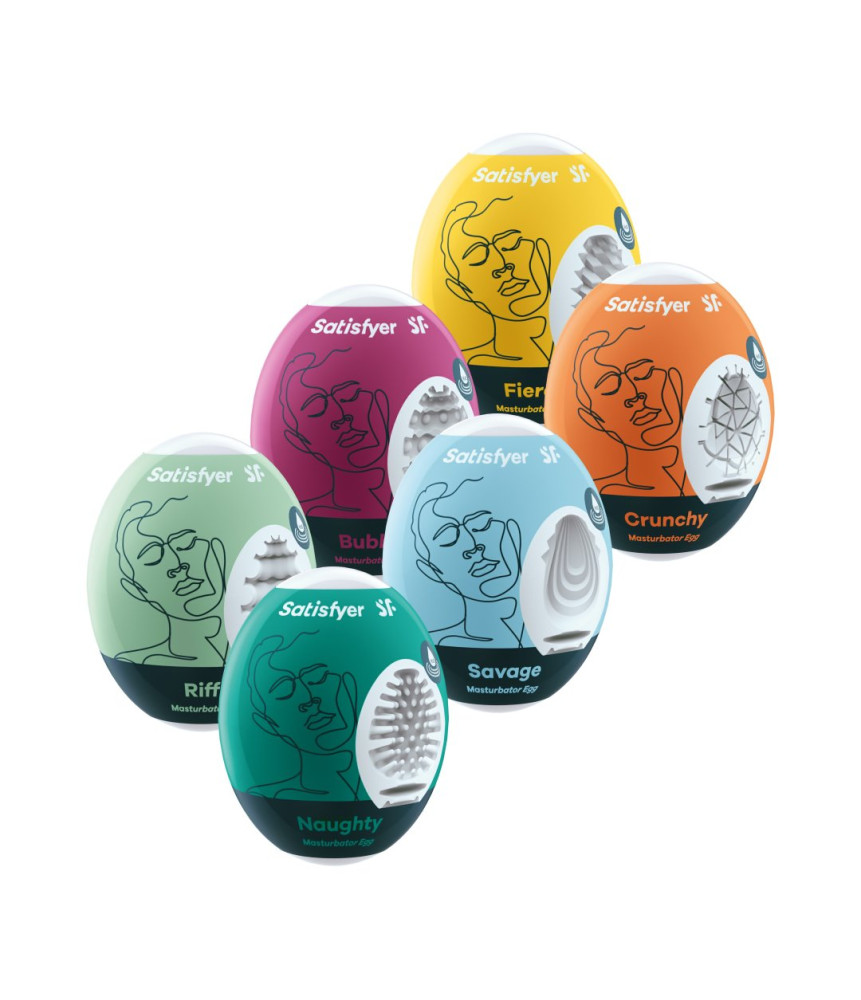 Coffret 6 œufs masturbateur Satisfyer - CC597771